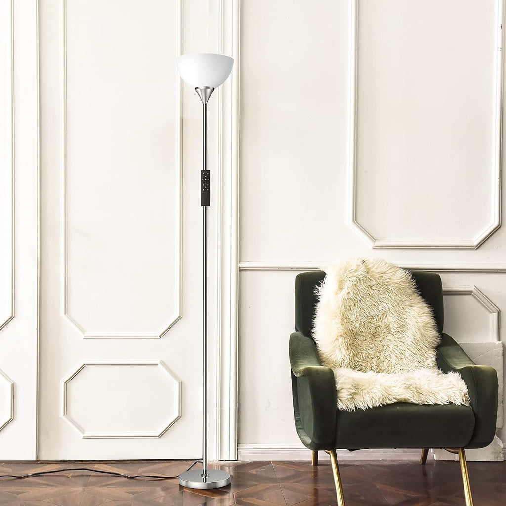PESRAE Floor Lamp, Remote Control with 4 Color Temperatures, Torchiere Floor lamp for Bedroom, Standing Lamps for Living Room, Bulb…