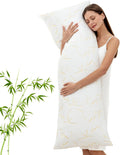 Primesoft Full Body Pillow with Removable Pillowcase for Adults,(Memory Foam Filling)(Long Pillow for Side Sleepers) (Fluffy and…