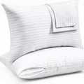 Ultra Soft Pillow Protectors with Zipper King Size - Set of 2 Breathable Pillow Covers - 100% Protection Against Stains, Dust & Dirt…