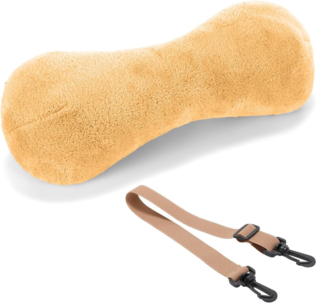 Colingmill 1 Pc Neck Pillow for Recliner Headrest Pillow Bone Shaped Chair Plush with Adjustable Strap Neck Support and Curve Head Cushion…