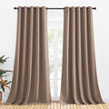 NICETOWN Blackout Window Curtains and Drapes for Kitchen, Window Treatment Thermal Insulated Solid Grommet Blackout Drapery Panels (Set…