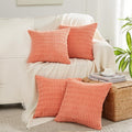 Fancy Homi 4 Packs Decorative Throw Pillow Covers for Living Room Couch Bed, Modern Farmhouse Boho Home Décor Accent Cushion Case, 24" x…