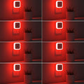 Sujeet Night Light, Night Lights Plug into Wall 8-Pack, Nightlight Plug in Night Light, Dusk to Dawn Night Lamp Led (Red)