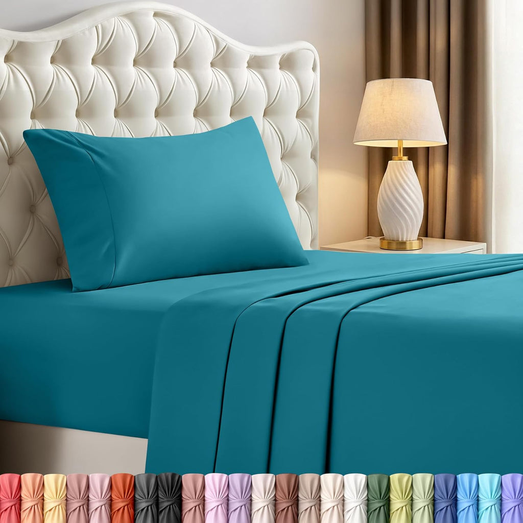 Utopiabedding Utopia Bedding Twin Sheet Set – 3 Piece Bed Sheets for Twin Size Bed, Soft and Breathable Microfiber, Includes 1 Fitted Sheet…
