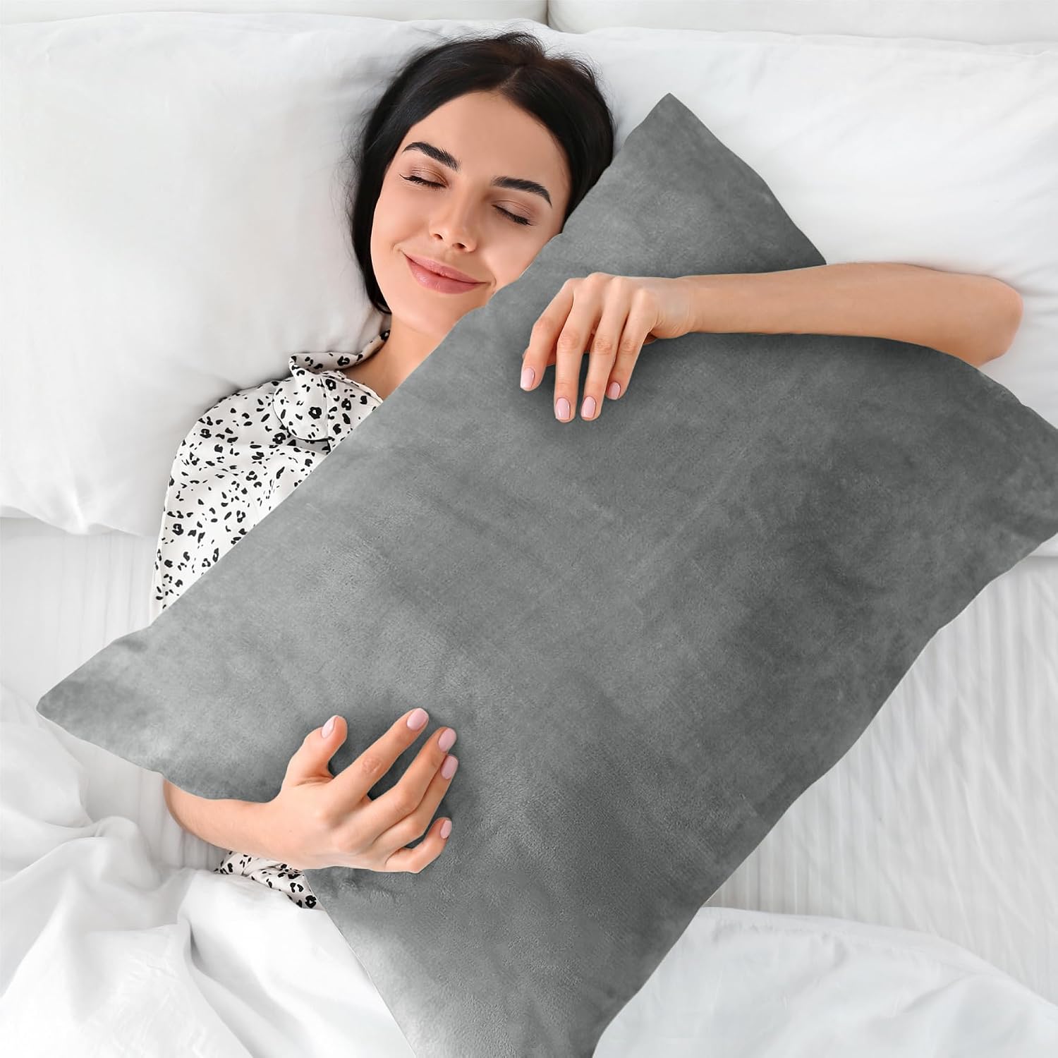 Bedelite Flannel King Size Pillow Cases Set of 2, Super Soft Fleece Pillowcases with Zipper for Bedroom, Sofa, Couch, Luxury Cozy Fuzzy Velv…