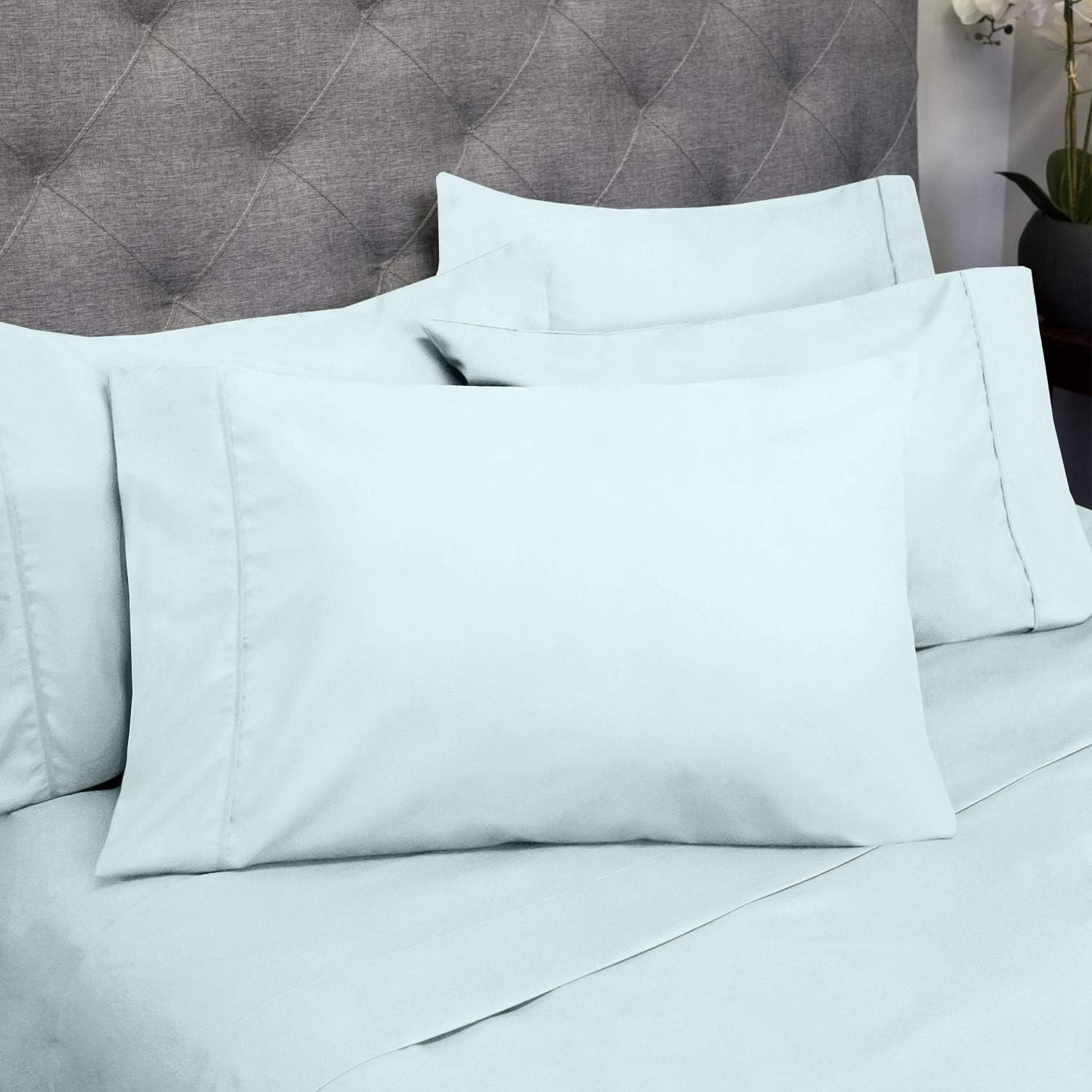 Twin Size Bed Sheets - 4 Piece 1500 Supreme Collection Fine Brushed Microfiber Deep Pocket Twin Sheet Set Bedding - 1 EXTRA PILLOW CASES…