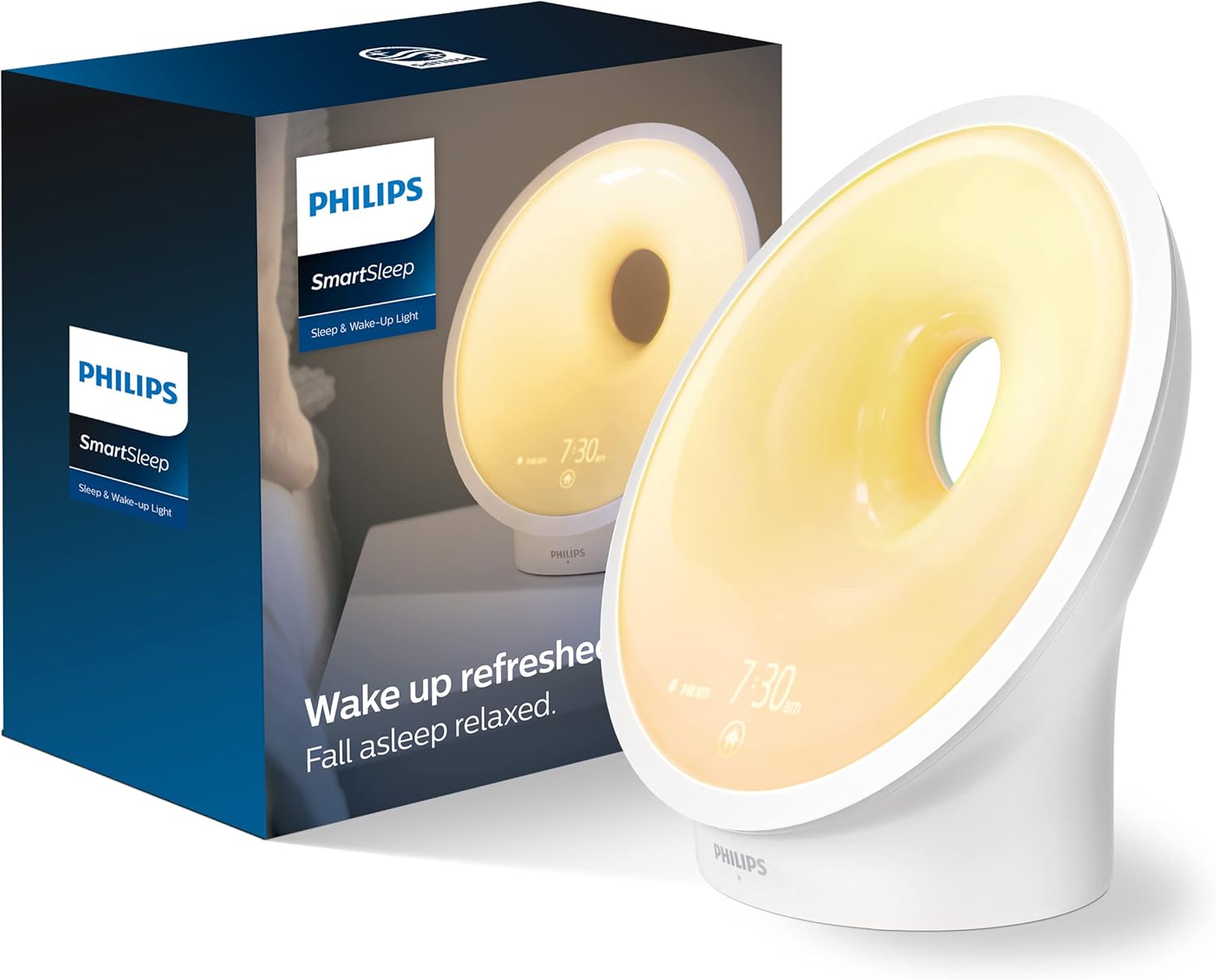 PhilipsSmartSleep Philips SmartSleep Sleep and Wake-Up Light, Simulated Sunrise and Sunset, Multiple Lights and Sounds, RelaxBreathe to Sle…