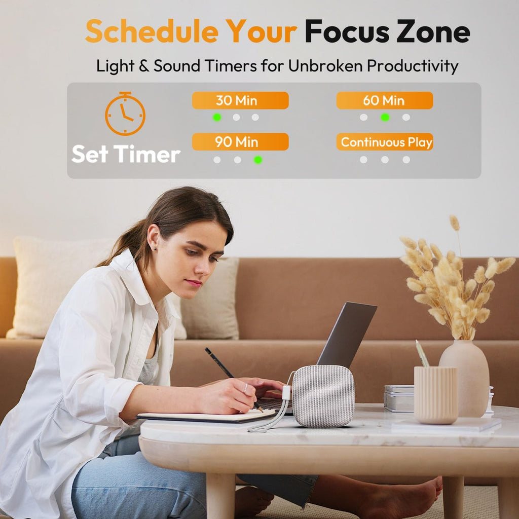 Portable Sound Machine for Travel, White Noise Sound Machine for Sleeping, 52-Hour Lasting Mini Noise Machine with 21 Quality Non-looping…