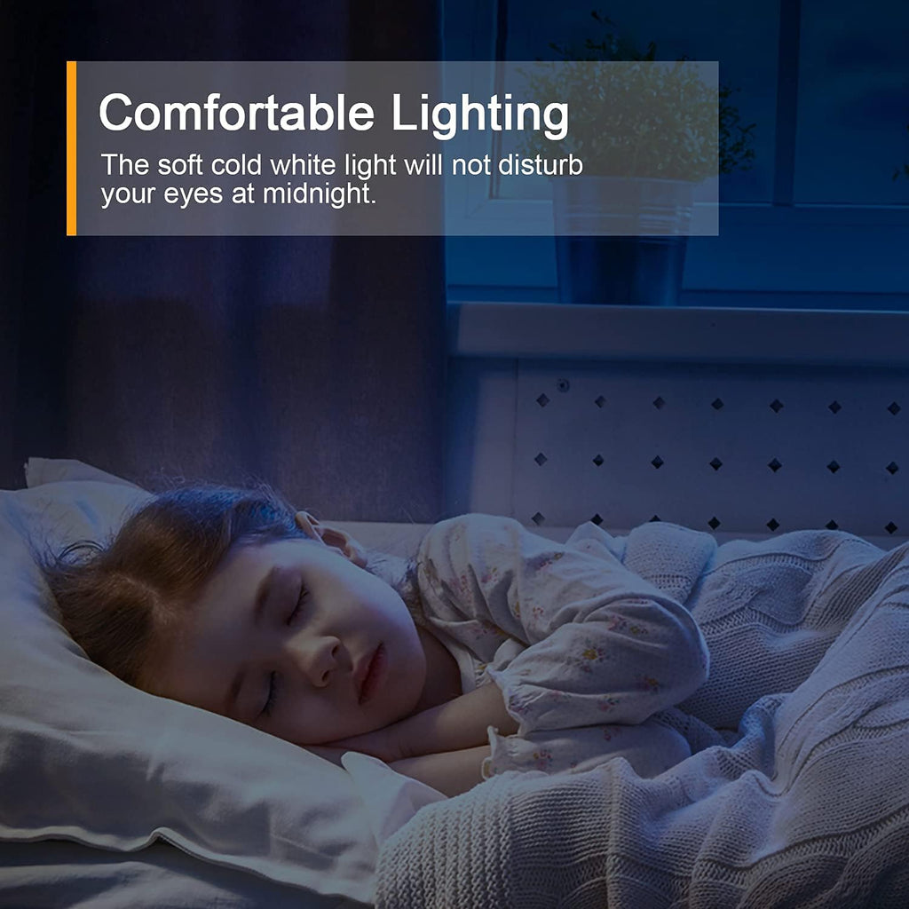 Lyridz 120LM Ultra Bright Plug-in Motion Sensor Night Light, Stepless Dimmable LED Nightlight, Always-On and Auto-Off, for Hallway…