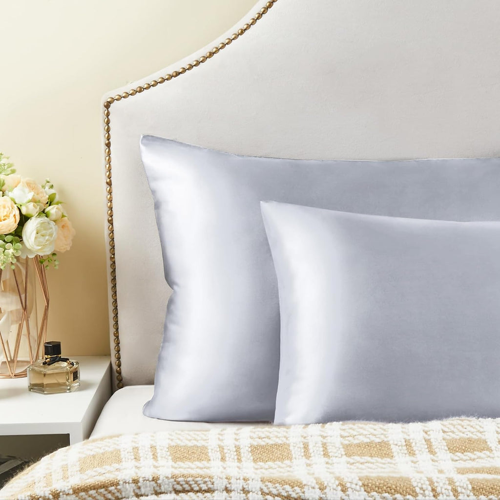 Bedelite Satin Pillowcase for Hair and Skin, Super Soft and Cooling Similar to Silk Pillow Cases 2 Pack with Envelope Closure, Gift for Wom…