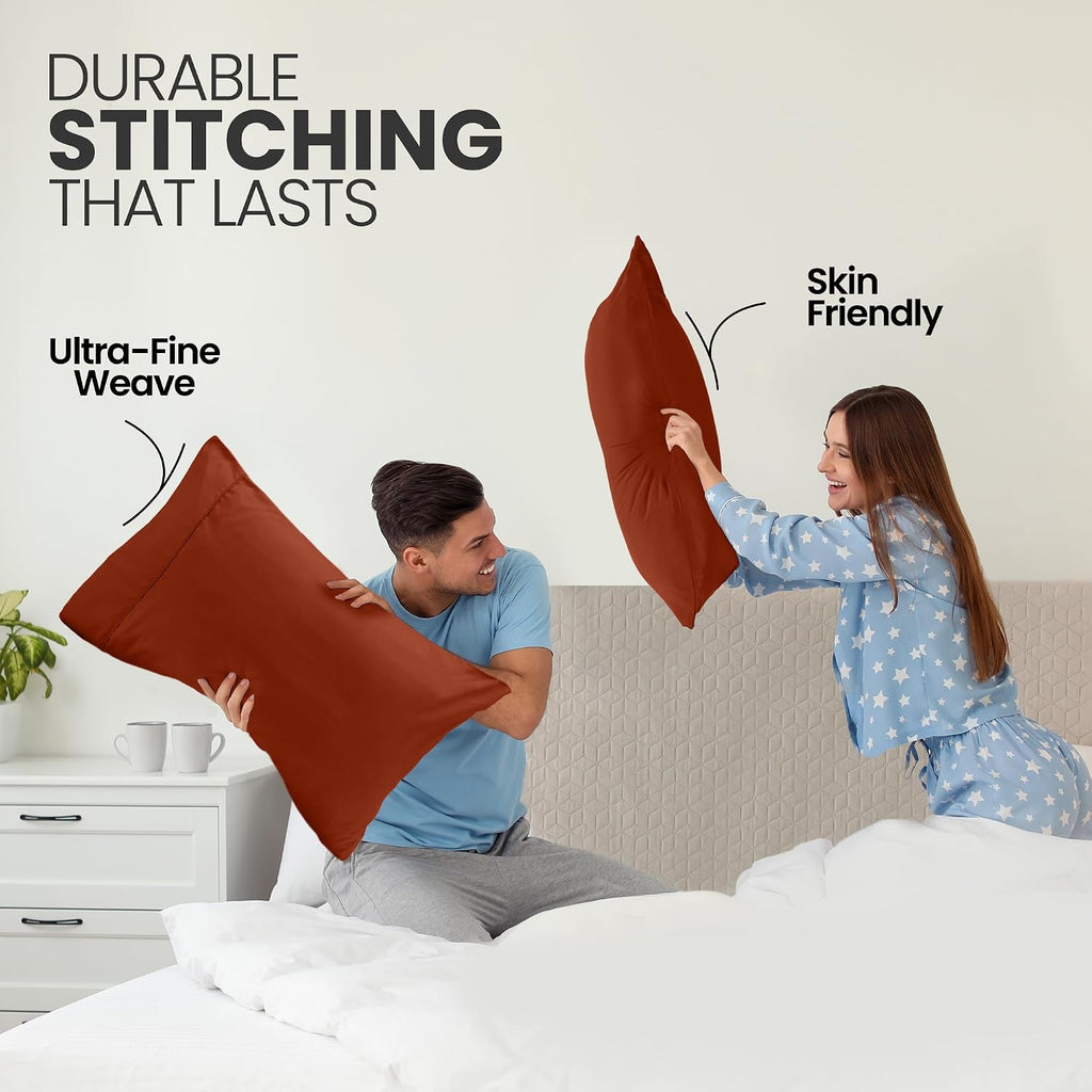 Utopiabedding Utopia Bedding Queen Pillow Cases - 2 Pack - Envelope Closure - Soft Brushed Microfiber Fabric - Shrinkage and Fade Resistant…