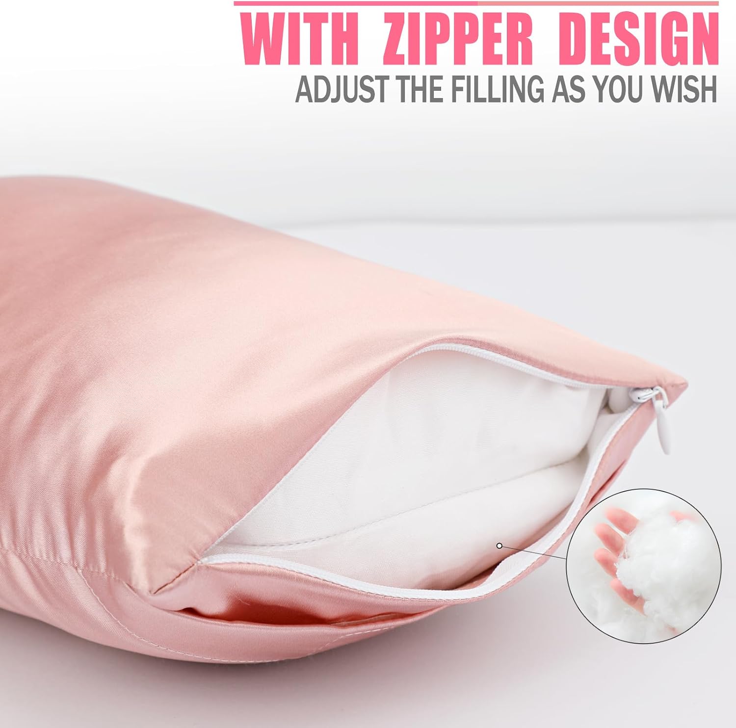 BNRendles Small Neck Pillow for Recliner Chair Neck with Removable Pillowcover Little Cervical Support Cushion Tiny Pillows Sleep Nap Satin…