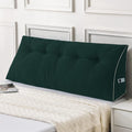Sasttie Headboard Pillow Queen, Wedge Pillow Headboard for Sitting Up in Bed, Back-Rest Support Triangular Cushion for Reading - Features R…