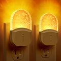 Briignite Led Night Light, Night Lights Plug into Wall, Night Light for Kids 2Pack, Amber Yellow Nightlight Plug in, Dimmable with Dusk…