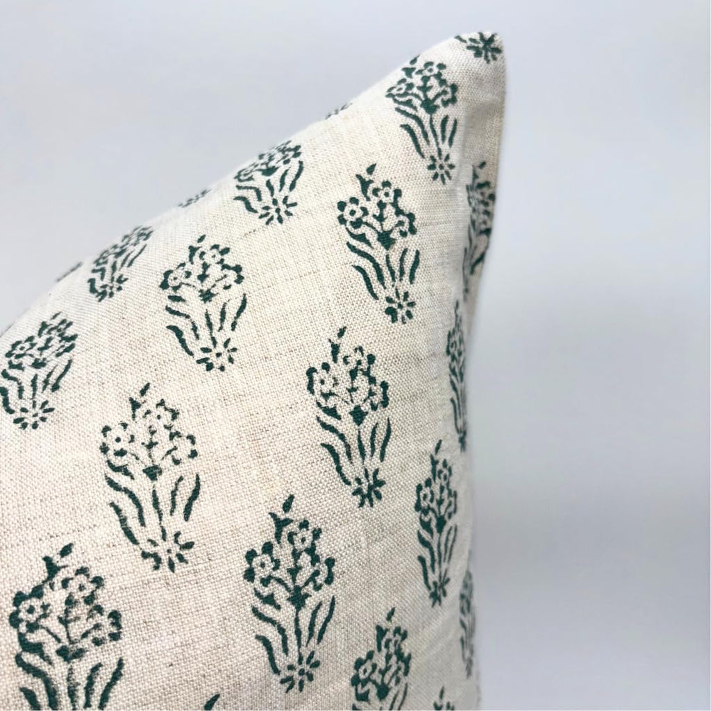 LineandLoop Linen Green Pillow Throw Pillow Covers 20x20 inch Pillow Farmhouse Style Spring Decorative Pillow Covers for Couch Living Room,…