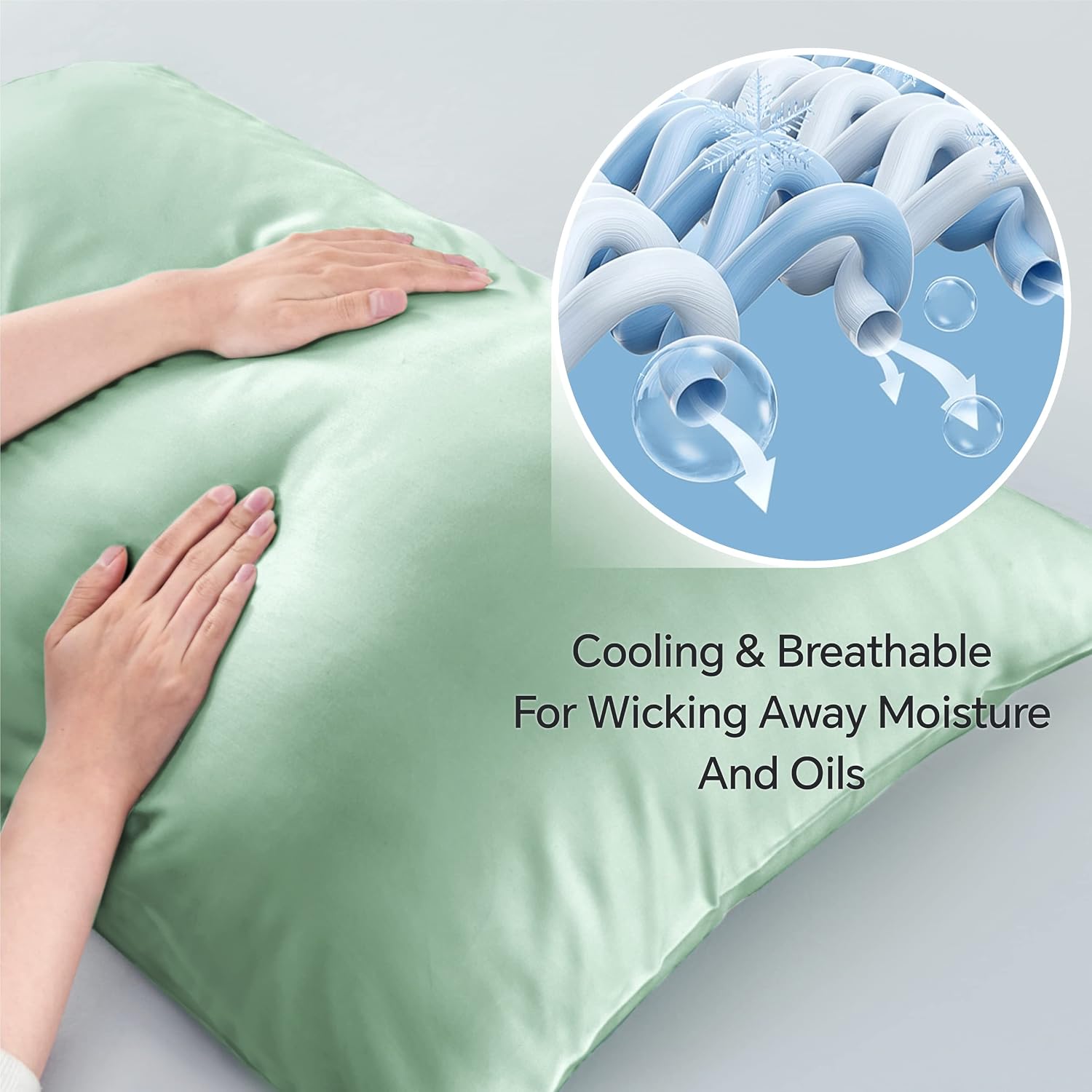 Bedelite King Size Pillow Cases Set of 2, Rayon Derived from Bamboo, Cooling Pillow Cases for Hot Sleepers & Night Sweats, Breathable and S…