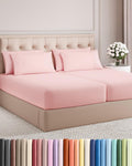 Split King 7 Piece Sheet Set - Comfy, Breathable & Cooling - Soft Hotel Luxury Bedding for Women, Men, Kids, Teens and Children - 1 Flat…