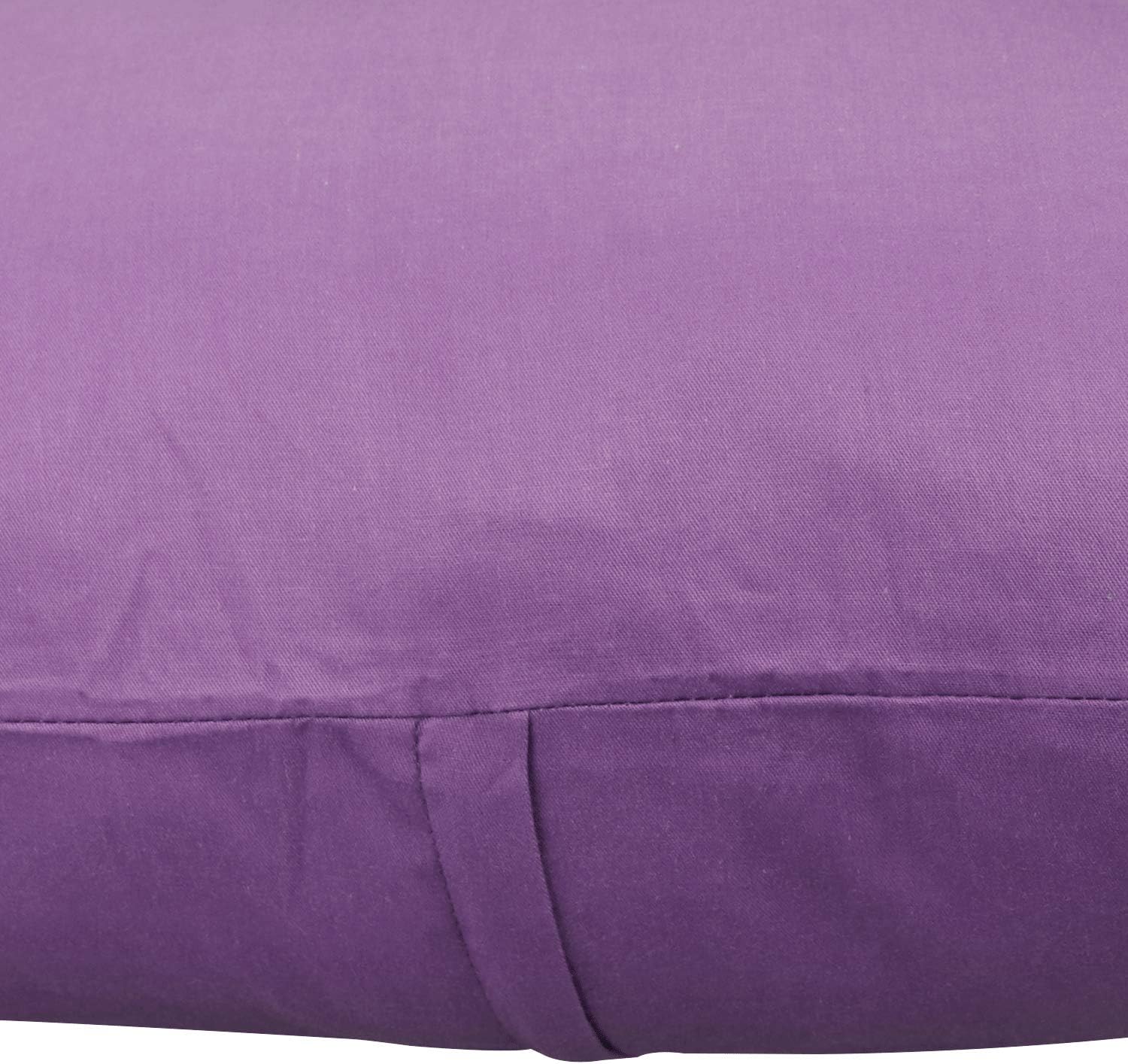 Thmyo 4-Pack 100% Cotton Comfortable Solid Decorative Throw Pillow Case, Square Cushion Cover Pillowcase Sublimation Blank Pillow Covers DI…