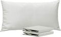 Ntbay King Pillowcase Set - 2 Pack Brushed Microfiber 20x40 Pillowcases - Soft, Wrinkle-Free, Fade-Resistant, Stain-Resistant, Light Grey P…