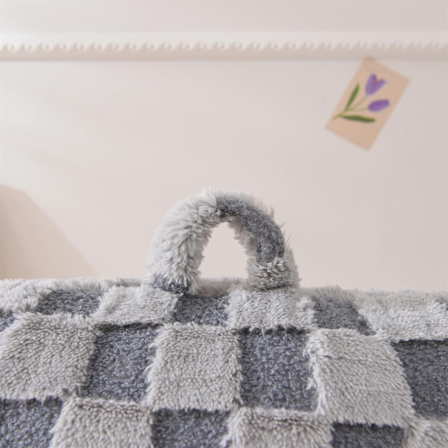 Aimuan Reading Pillow Checkered Bed Rest Wedge Backrest Checkerboard Pillow with Arms Back Support for Sitting Up in Bed Cushion Incline…