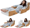 Yojoker 9PCS Orthopedic Bed Wedge Pillow Set for Sleeping, Back and Leg, Post Surgery Foam Pillow for Body, Triangle Adjustable Support Pi…