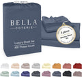 Bella Coterie Luxury Bamboo Viscose Twin Size Sheet Set | 100% Organically Grown | Ultra Soft | Cooling for Hot Sleepers | 18" Deep…