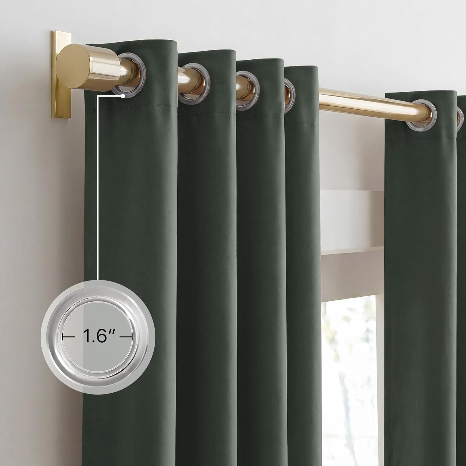 Nicetown 100% Blackout Curtains 84 inches Long, Pair of Energy Smart & Noise Blocking Out Drapes for Baby Room Window, Thermal Insulated Gu…