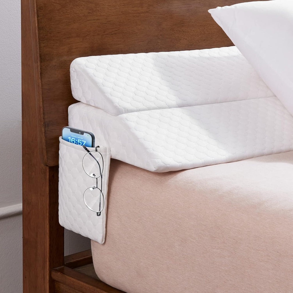 EUHAMS King Size Bed Wedge Pillow - Bed Gap Filler Mattress Wedge Headboard Pillow Close The Gap 0-7" Between Your Headboard and Mattress…