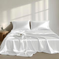 Madisonpark Madison Park Satin Sheets Twin Size, Luxurious Silky Bed Sheets, Elastic 14" Pocket fits up to 16" Mattress, Wrinkle-Free, Soft…