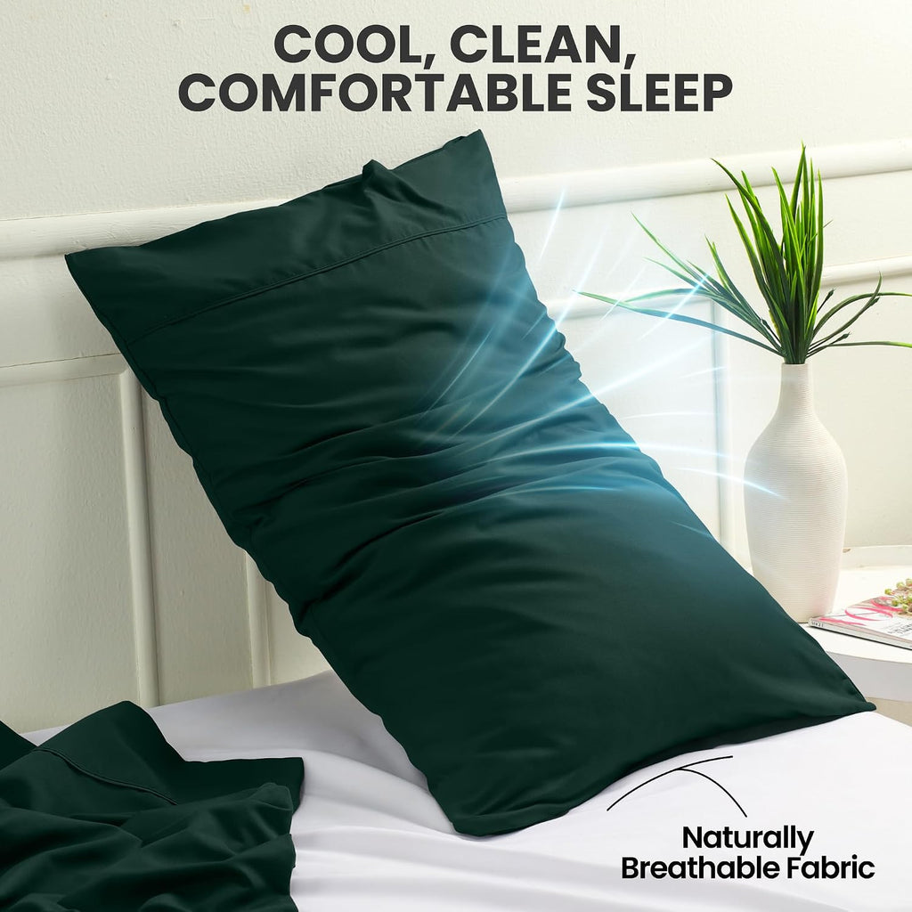 Utopiabedding Utopia Bedding Standard Pillow Cases - 2 Pack - Envelope Closure - Soft Brushed Microfiber Fabric - Shrinkage and Fade Resist…