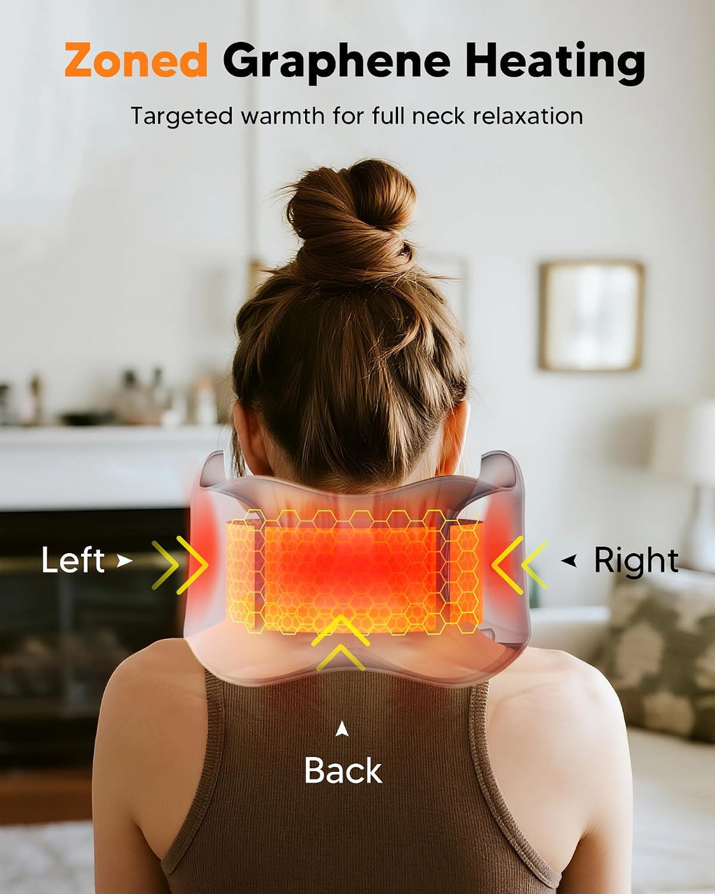 arboleaf Heated Neck Pillow for Travel, Memory Foam Airplane Pillow with Graphene Zoned Heating, USB-C Rechargeable, 360° Support — Comfort…