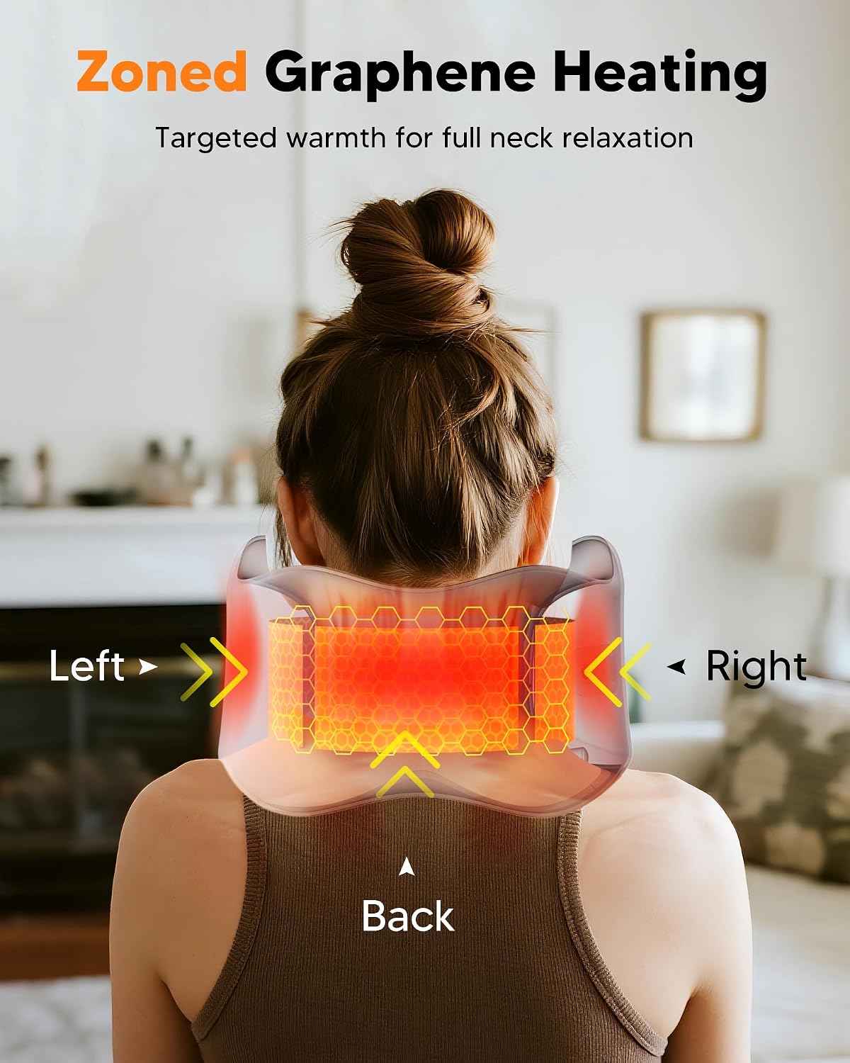 arboleaf Heated Neck Pillow for Travel, Memory Foam Airplane Pillow with Graphene Zoned Heating, USB-C Rechargeable, 360° Support — Comfort…