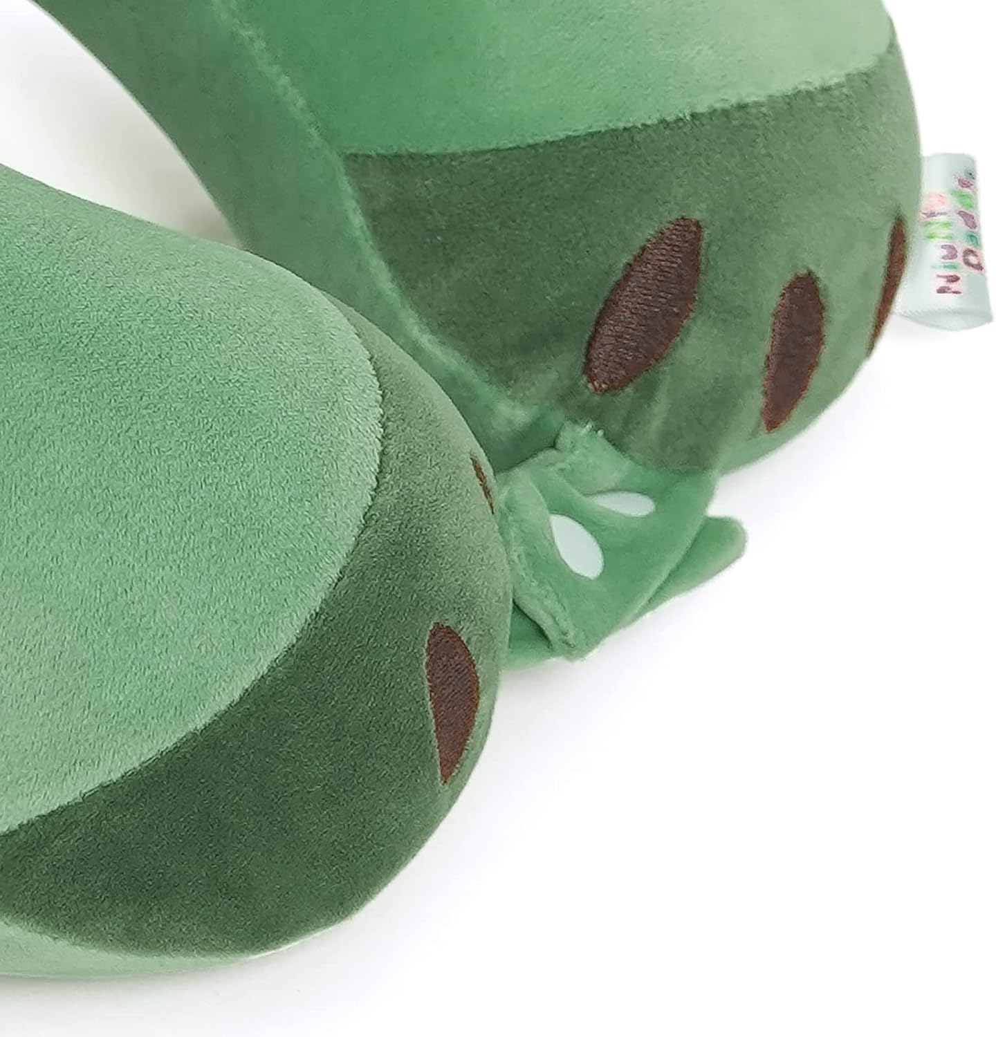 NiuniuDaddy Niuniu Daddy Kids Travel Pillow - Soft Memory Foam Neck Pillow for Airplane, Car, Train Travel - Green Dinosaur Design for Boys…