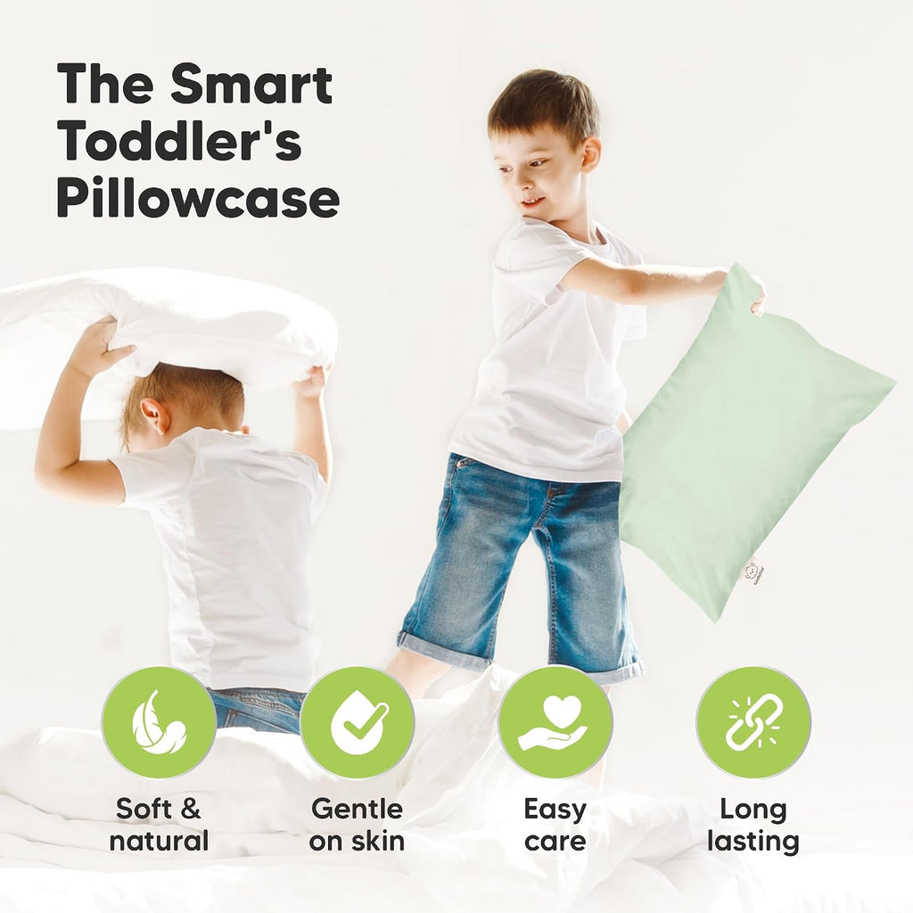 KeaBabies 13 x18 Toddler Pillowcase, Waterproof - Soft Waterproof Toddler Pillow Protector Cover for Kids, Boys, Girls, Durable Machine…