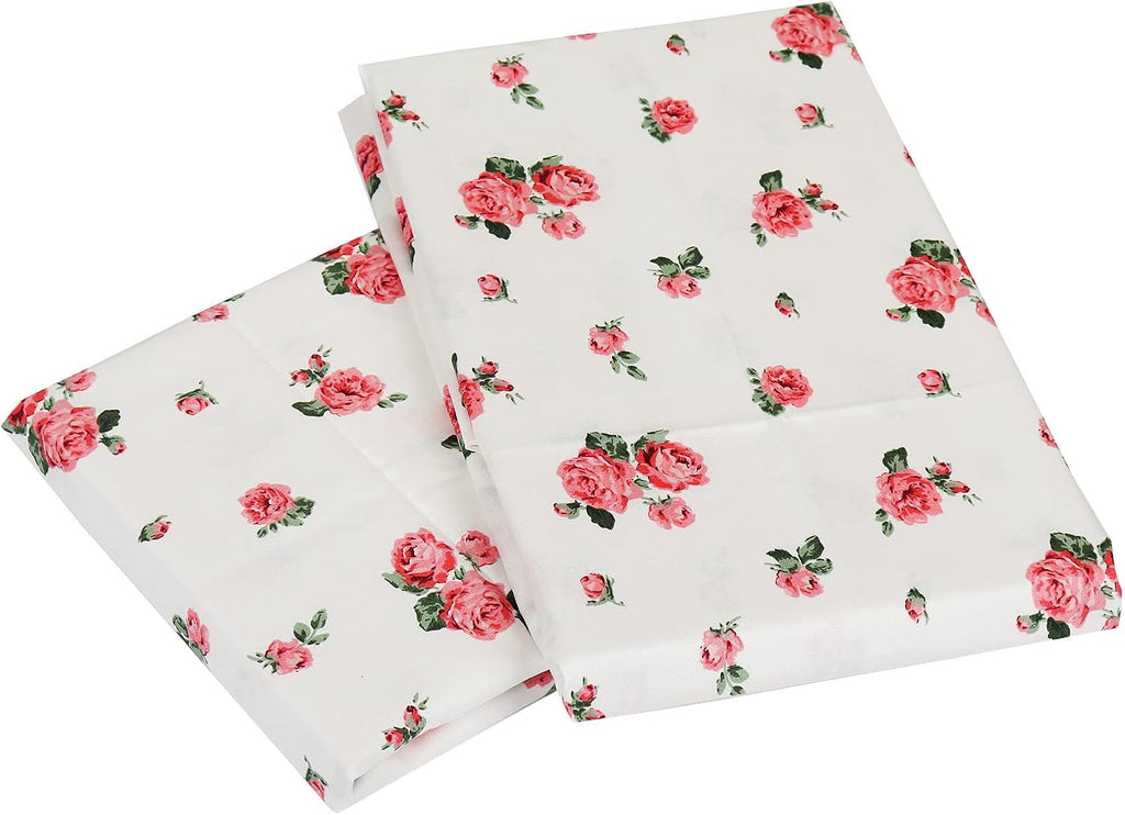 Wbycotbed Set of 2 Ultra Soft Pillowcases with Envelope Closure, 100% Cotton Floral Pillow Covers Queen Size 20 X 30 Inches 30 Inches Cotton