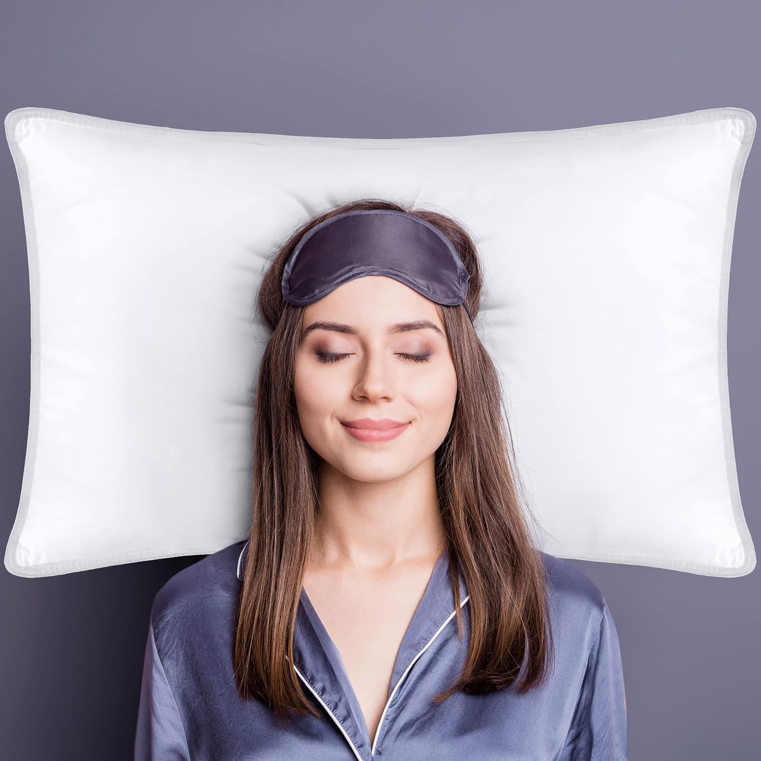Utopiabedding Utopia Bedding Bed Pillows for Sleeping (White), Queen Size Set of 4, Hotel Pillow, Cooling Pillows for Side, Back or Stomach…