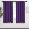 NICETOWN Blackout Window Curtain Short, 55W x 68L, Sold Individually, Royal Purple Color, Home Fashion Thermal Insulated Room Darkening…