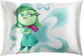 JayFranco Jay Franco Disney Pixar Inside Out Disgust Satin Pillowcase - Standard Size 20x30 Inch Silky Soft White Pillow Cover 30 inch White