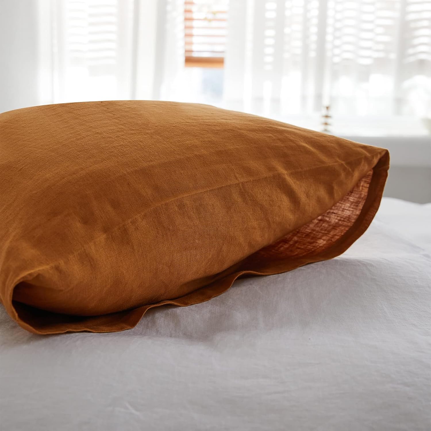 Simple&Opulence Body Pillow Cover 20" x 54",100% Pure Linen, Ultra Soft and Breathable, Body Pillowcase with Envelope Closur…