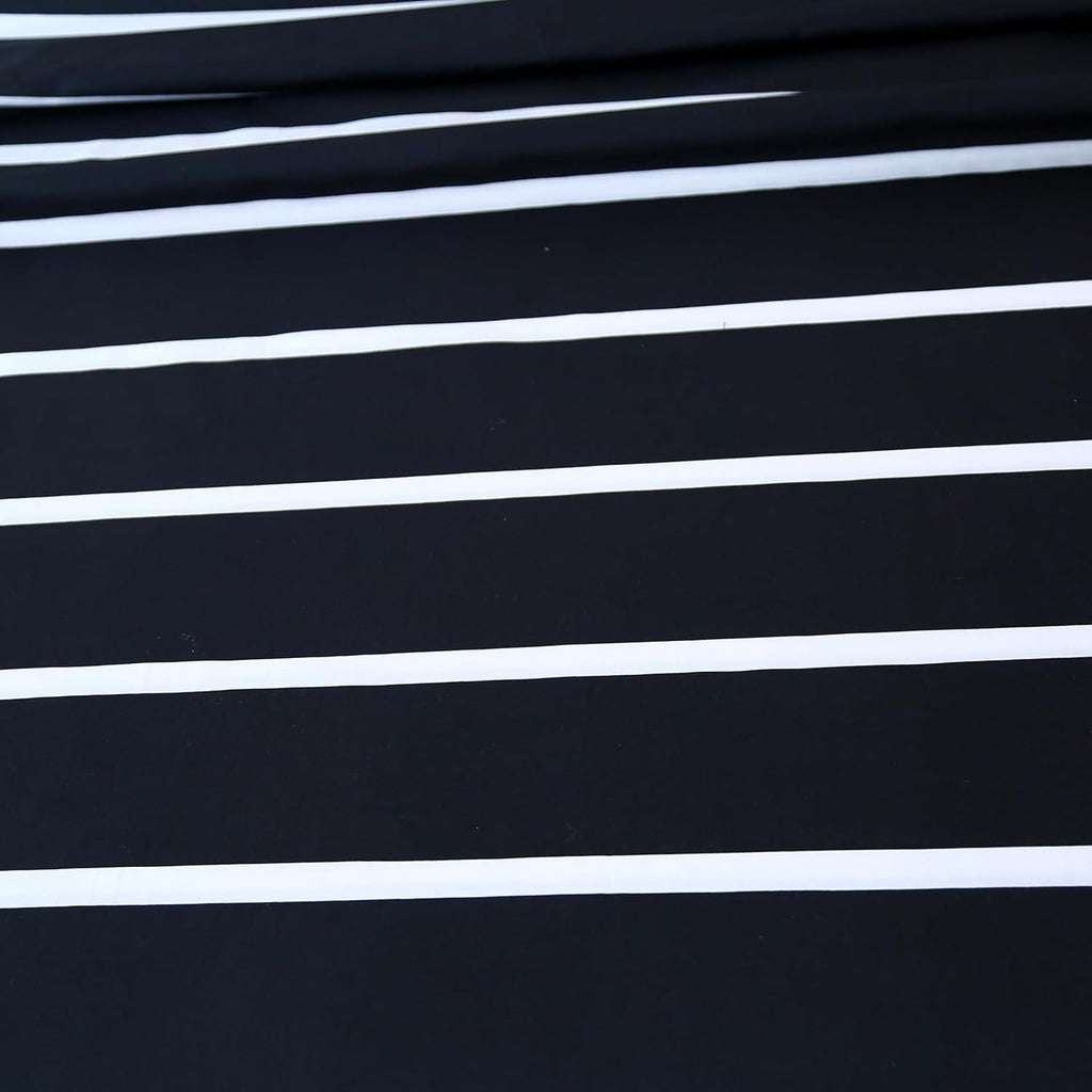Mag 2 Pack Striped Pillowcases Queen Size 20"×30", Black and White Striped Pillow Cases, Soft Microfiber Hotel Quality, Bedroom Pillow Cover…