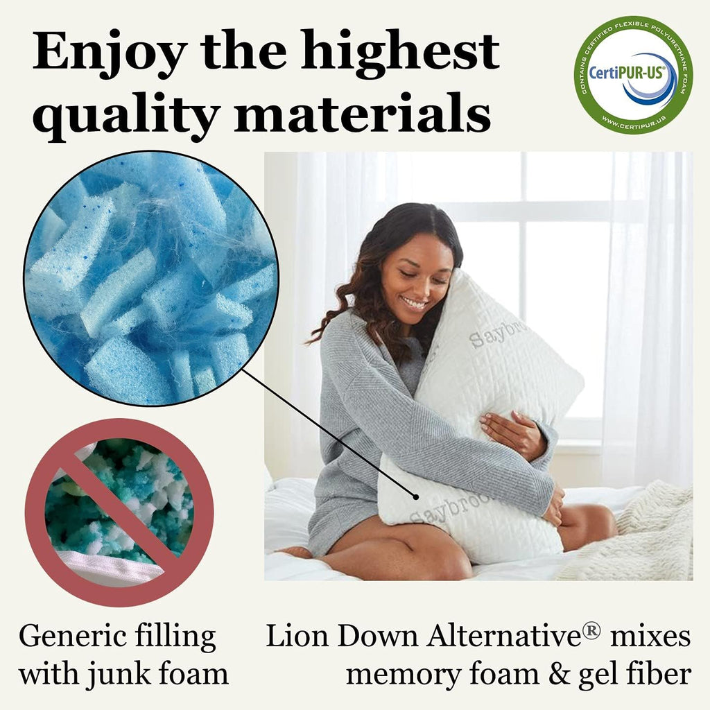 Saybrook Adjustable Pillow White