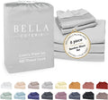 Bella Coterie Luxury Bamboo Viscose Split King Size Sheet Set | 2 Fitted Sheets for Sleep Number & Adjustable Beds | 100% Organically…