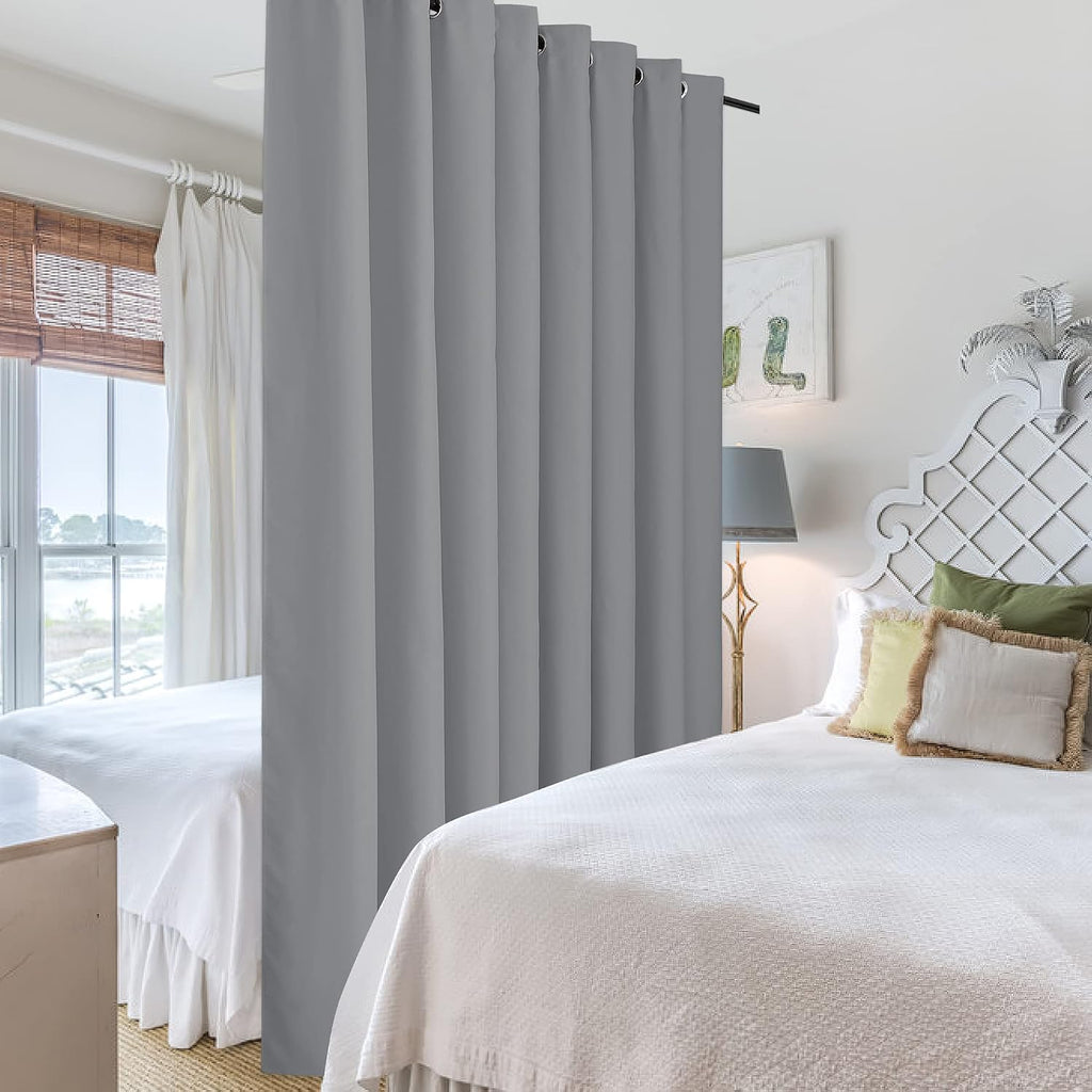 Rybhome RYB HOME Room Divider Curtains Blackout, Total Privacy Curtains Screen Partition, Noise Block & Thermal Insulated Drapes for Bedroo…