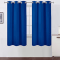 Lemomo Royal Blue Thermal Blackout Curtains/42 x 72 Inch/Set of 2 Panels Room Darkening Curtains for Bedroom 72 Inch Blue