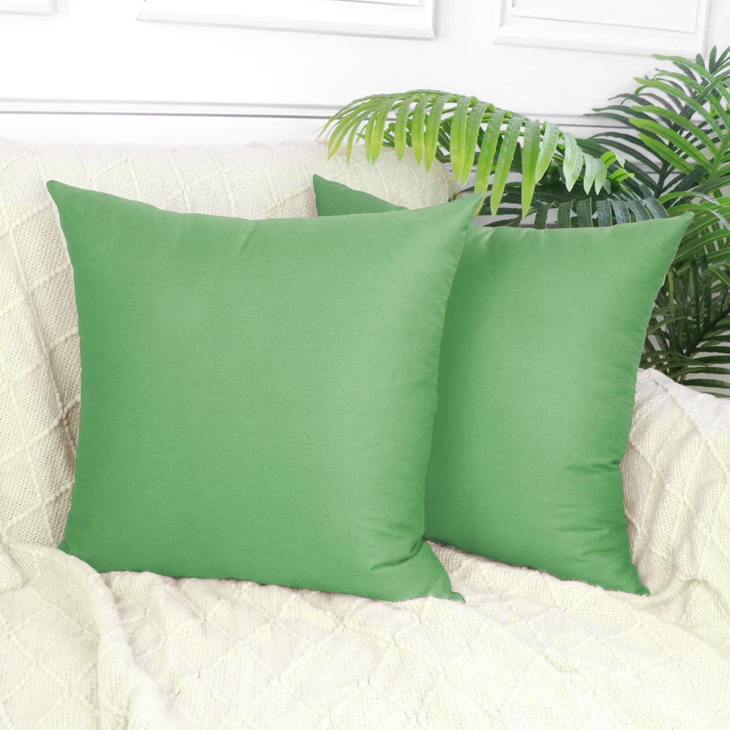 Thmyo 4-Pack 100% Cotton Comfortable Solid Decorative Throw Pillow Case, Square Cushion Cover Pillowcase Sublimation Blank Pillow Covers DI…