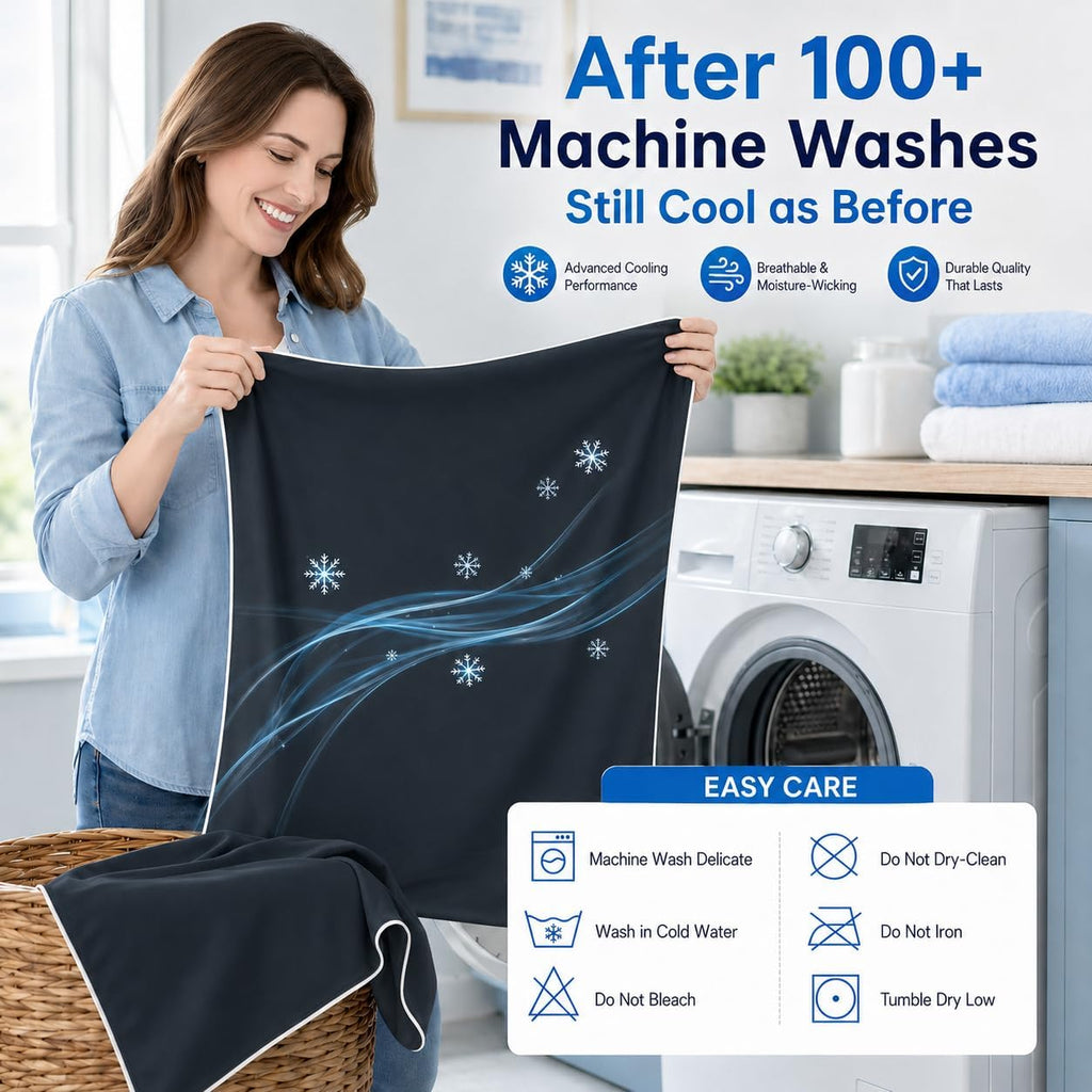 Cieltown Cooling Pillow Cases for Hot-Sleepers: Q-Max ≥0.4 Nylon Spandex Cool-to-Touch for Night Sweats - Waffle Weave for Dry & Com…
