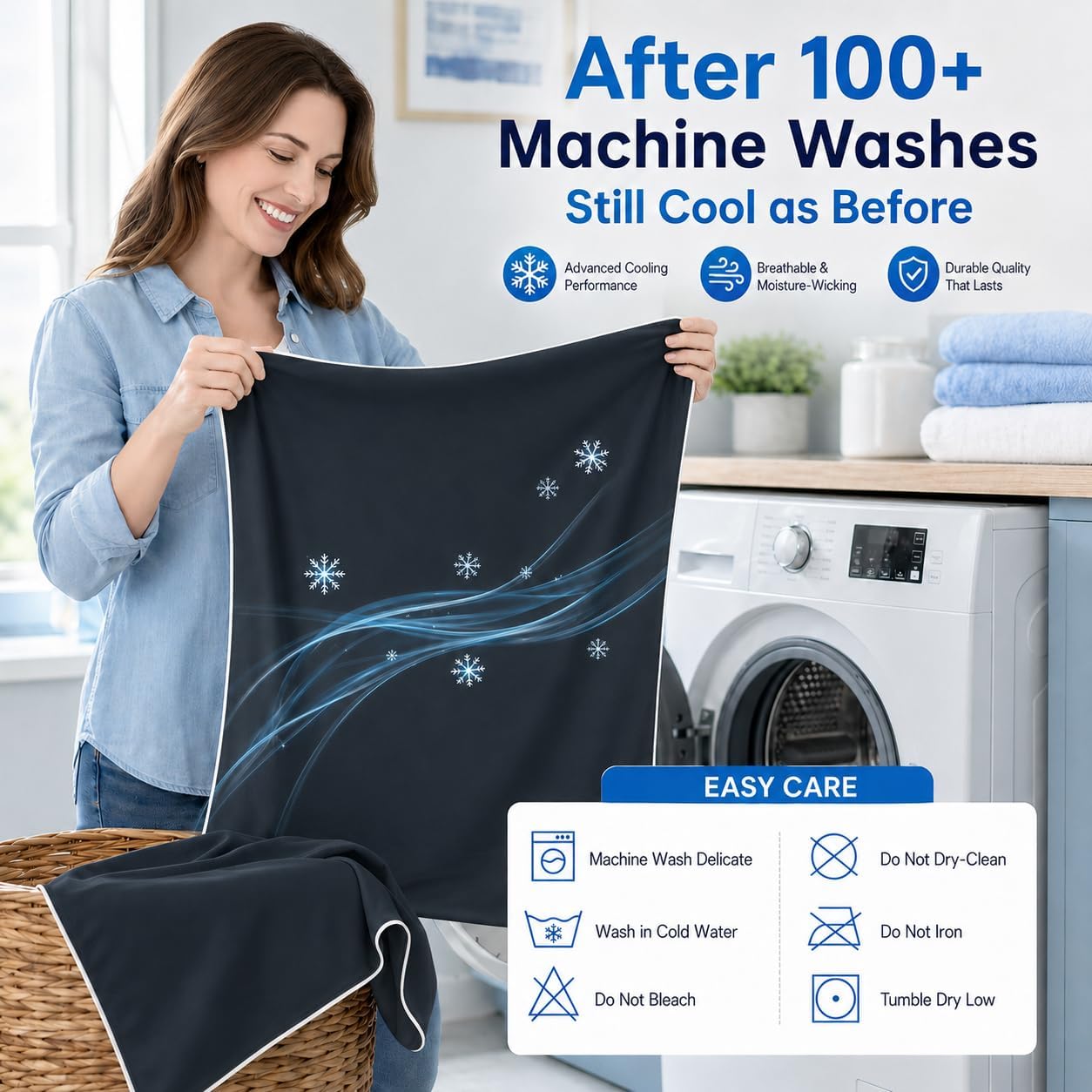 Cieltown Cooling Pillow Cases for Hot-Sleepers: Q-Max ≥0.4 Nylon Spandex Cool-to-Touch for Night Sweats - Waffle Weave for Dry & Com…