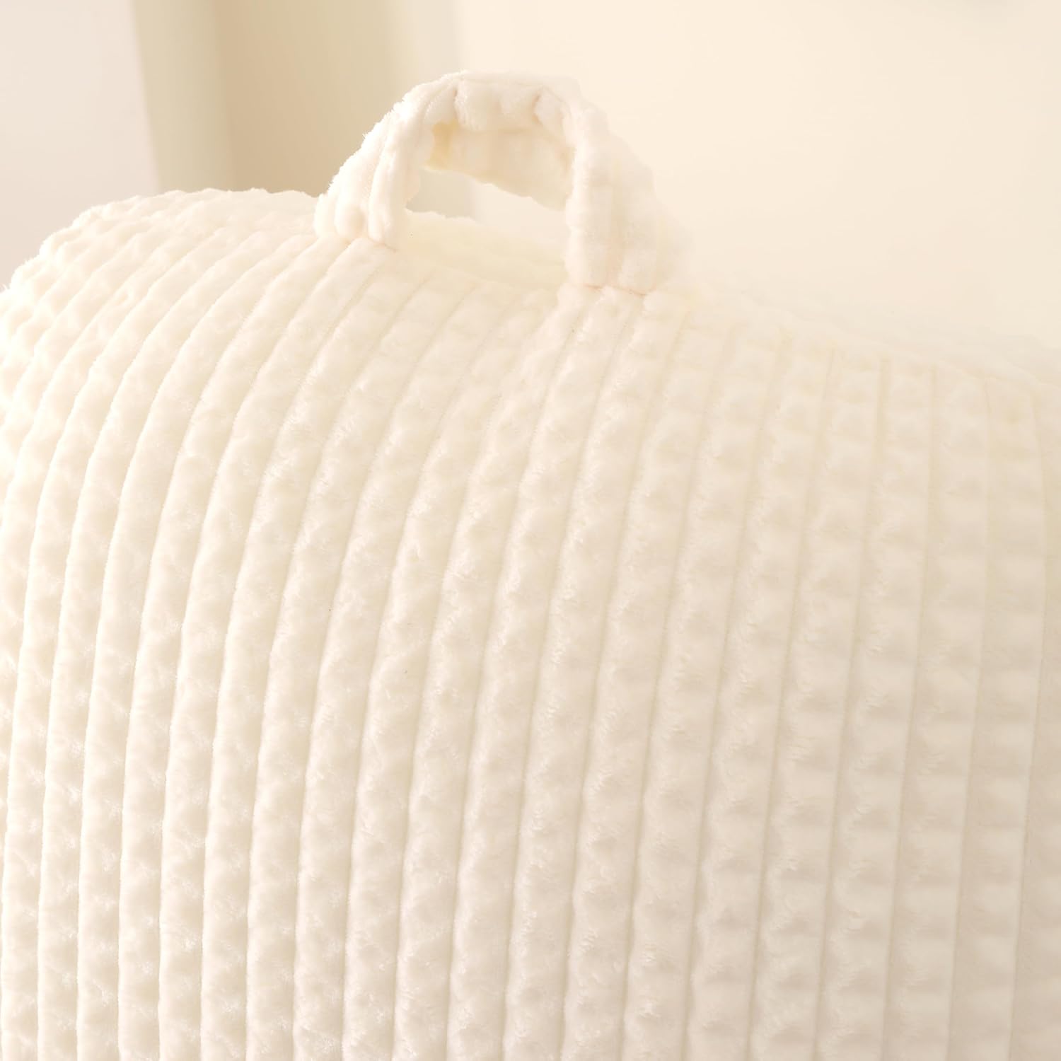 Pajeo Cozy Flannel Reading Pillow for Sitting Up in Bed, Skin-Friendly Sitting Pillow for Pregnancy & Nursing Support, Oeko-TEX Certified Bac…