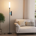 Ambimall LED Floor Lamp with Remote Control, 65" Standing lamp with Stepless Adjustable 3000K-6500K Colors & 30-100% Brightness, Foot…