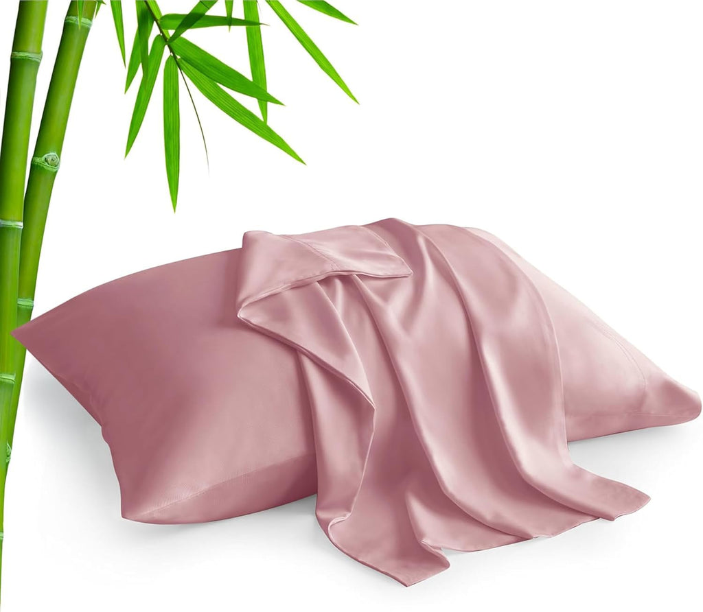 Bedelite King Size Pillow Cases Set of 2, Rayon Derived from Bamboo, Cooling Pillow Cases for Hot Sleepers & Night Sweats, Breathable and S…